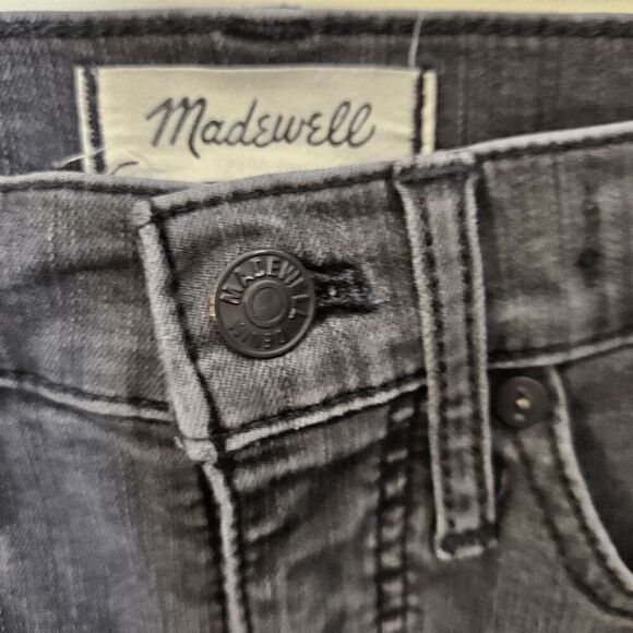 Madewell Stovepipe Jeans Womens Black Size 25 - Picture 2 of 5